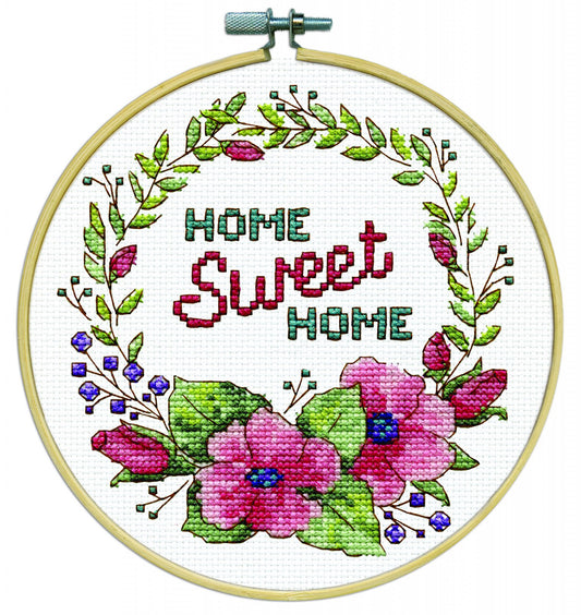 Floral Wreath Home Sweet Home Kit