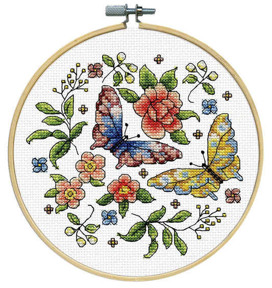 Butterflies Kit with 8" Round Hoop