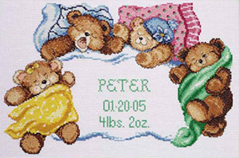 Down For A Nap Birth Announcement
