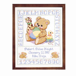 Bear Birth Sampler