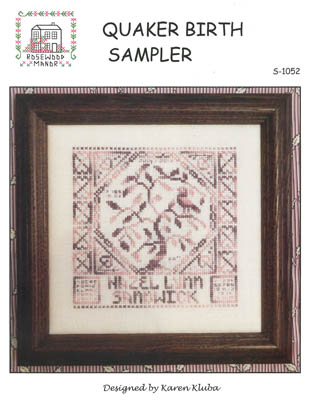 Quaker Birth Sampler