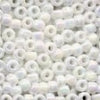 16601 White Opal Size 6 Glass Beads
