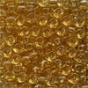 16605 Golden Amber Size 6 Glass Beads