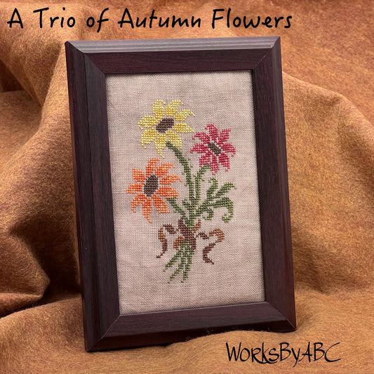 A Trio of Autumn Flowers