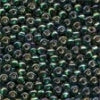 18831 Golden Emerald Size 8 Glass Beads