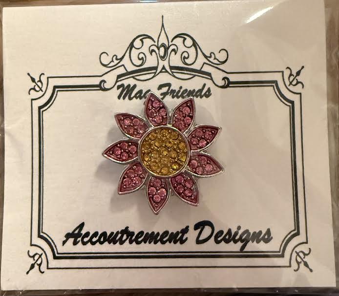 Pink Flower Needle Minder