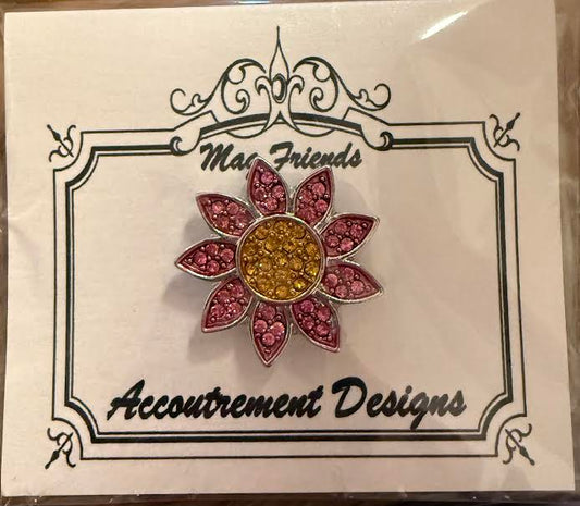 Pink Flower Needle Minder