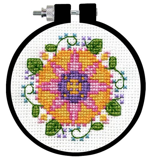 Floral Cross Stitch Mini