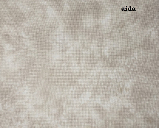 Oat - 14 Hand Dyed Aida - BeStitchMe