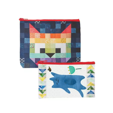 Patchwork Cat Pouch - Small