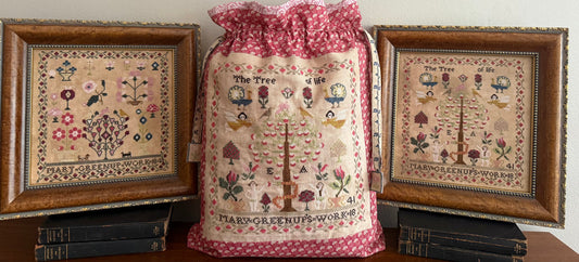 Mary's Samplers and Satchel