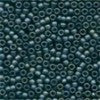62021 Gunmetal Frosted Seed Beads
