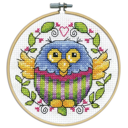Owl Kit with 4" Round Hoop