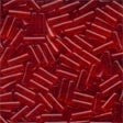 72013 Red Red Small Bugle Beads