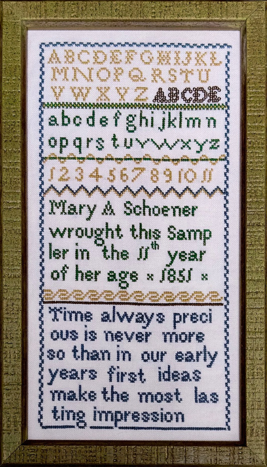 Mary A. Schoener 1851