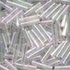80161 Crystal Medium Bugle Beads