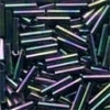 80374 Rainbow Medium Bugle Beads