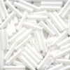 80479 White Medium Bugle Beads