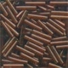 82023 Root Beer Medium Bugle Beads