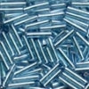 82054 Aqua Ice  Medium Bugle Beads