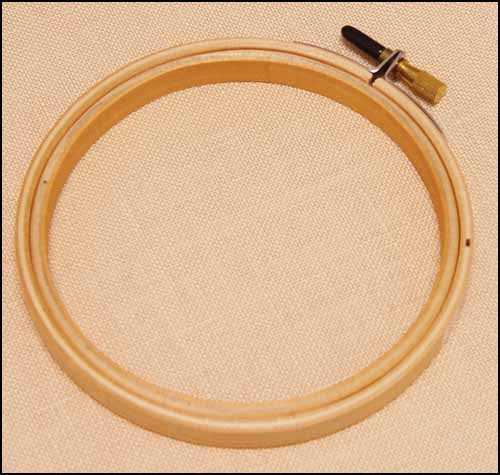 Wooden Hoop - Rounded Edge - 5"
