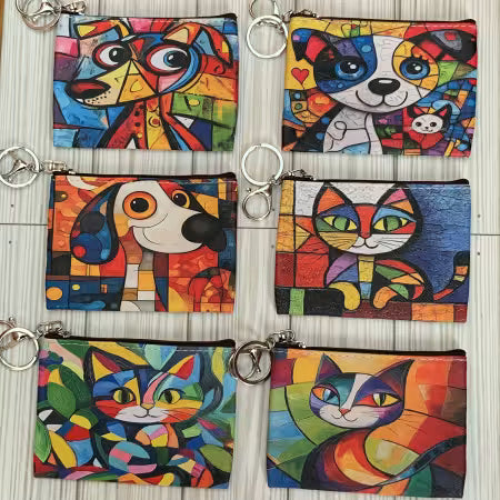 Cats and Dogs Zipper Bag