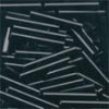 92014 Black Large Bugle Beads