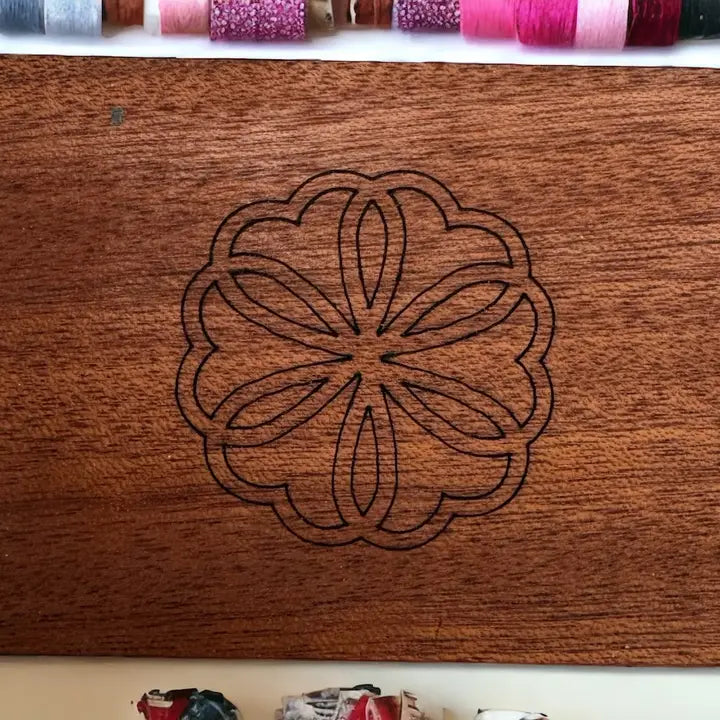 Wooden Needle Case