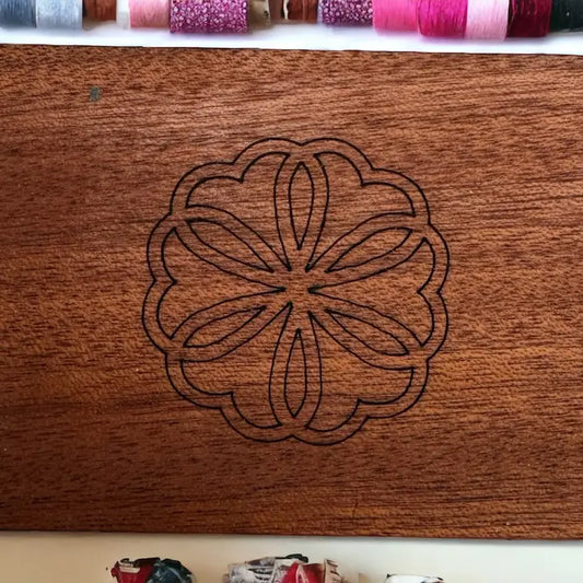 Wooden Needle Case