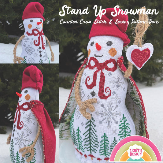 Stand up snowman