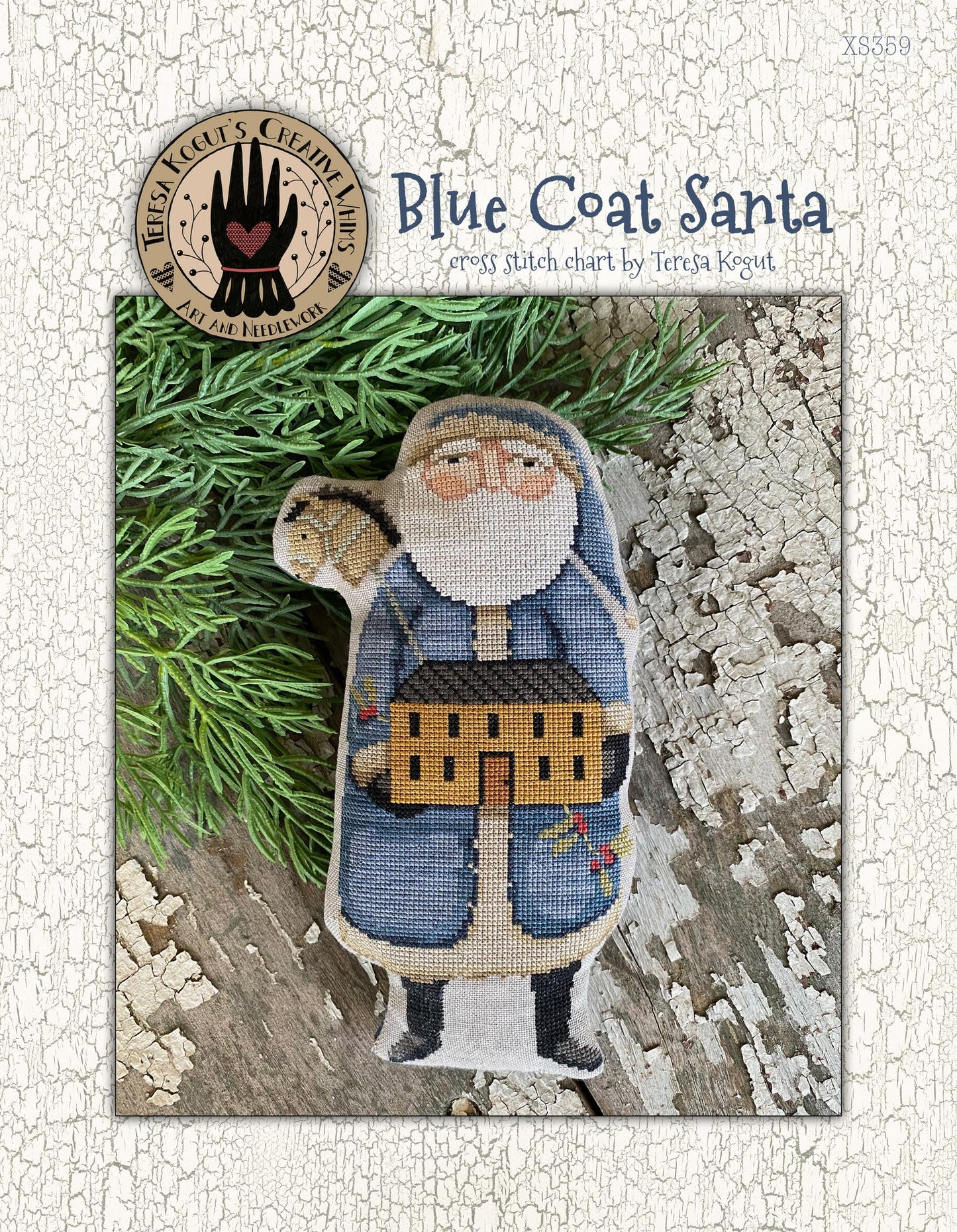Blue Coat Santa
