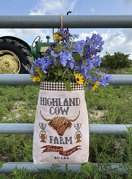 Highland Cow Feed Sack