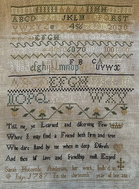 Sarah Holcombe Anderson, 1789