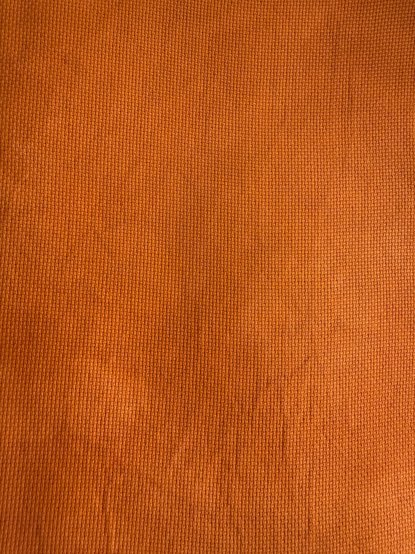 Harvest Pumpkin - 16 Aida - Fabrics by Stephanie
