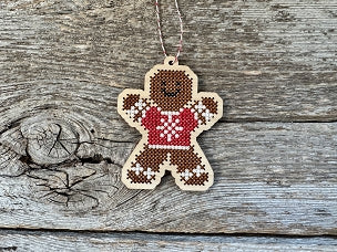 Gingerbread Man Holiday Ornament Kit