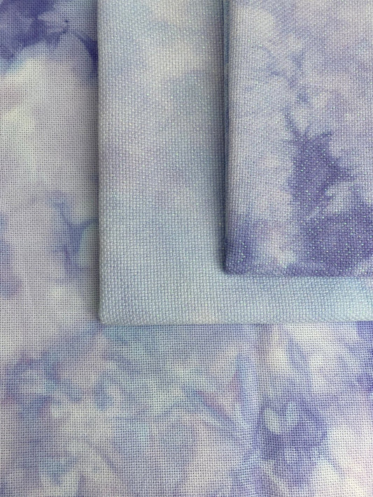 Winter Soltice- 14 Hand Dyed Aida - Mystic Fabrics