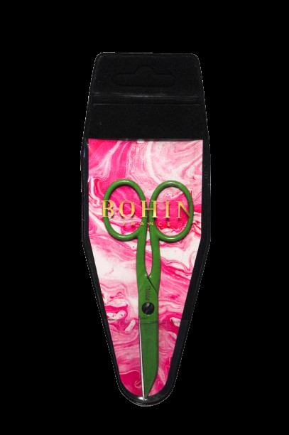 Green Epoxy Embroidery Scissors