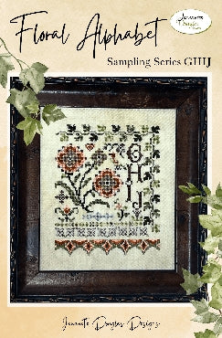 Floral Alphabet Sampling Series: GHIJ