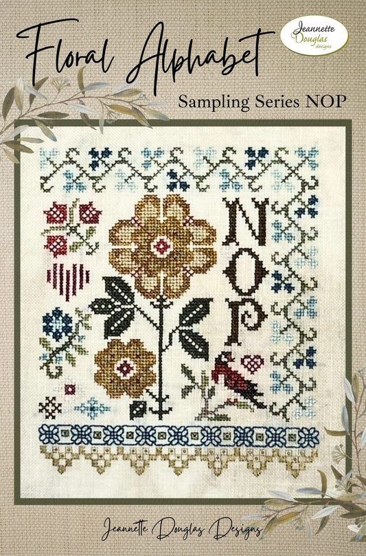 Floral Alphabet Sampling Series: NOP