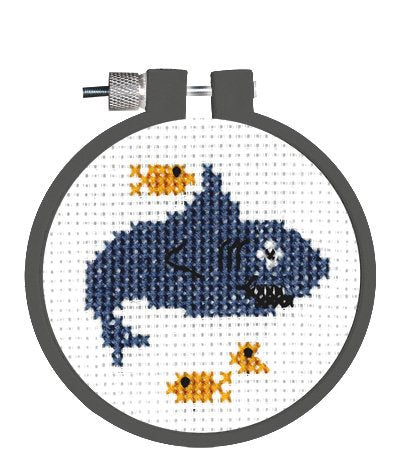 Shark Cross Stitch Mini