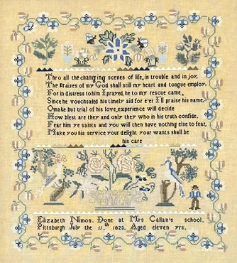 Elizabeth Nimon 1823 - Pennsylvania