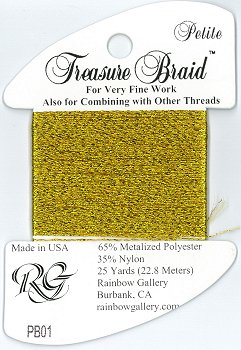 PB01 Brite Gold Treasure Braid Petite