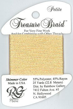 PB202 Peach Pearl Treasure Braid Petite