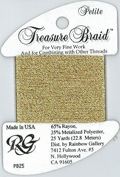 PB25 Old Gold Treasure Braid Petite