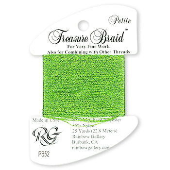 PB52 Lighter Green Treasure Braid Petite