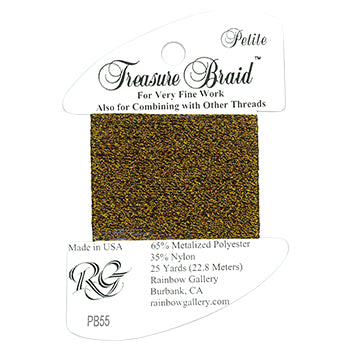 PB55 Brass Treasure Braid Petite