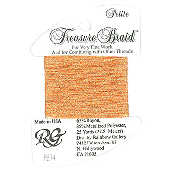PB74 Wild Salmon Treasure Braid Petite