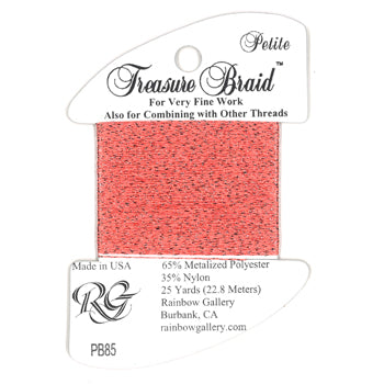 PB85 Living Coral Treasure Braid Petite