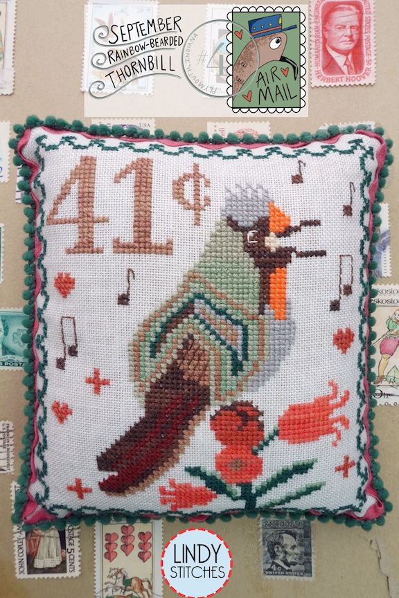 Air Mail September - Rainbow-Bearded Thornbill