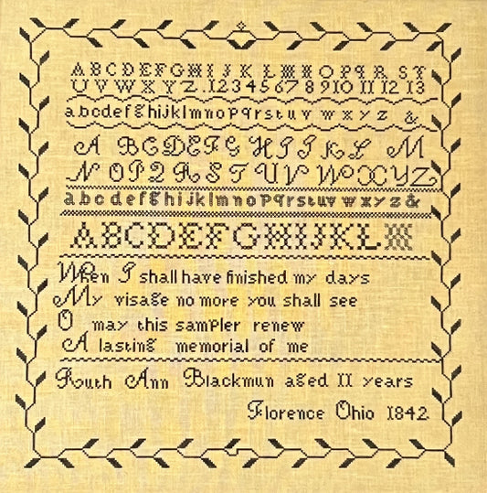 Ruth Ann Blackman 1842